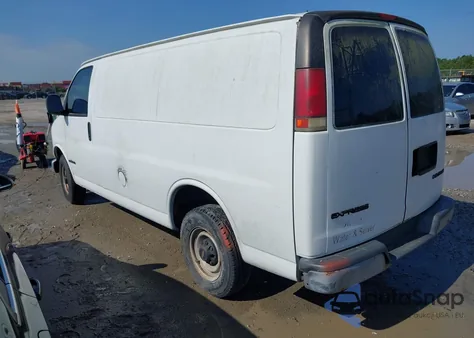 2002 Chevrolet Express G2500 from USA, damaged, VIN 1GCGG25R521228019